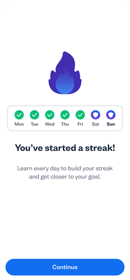 Chart your progress
