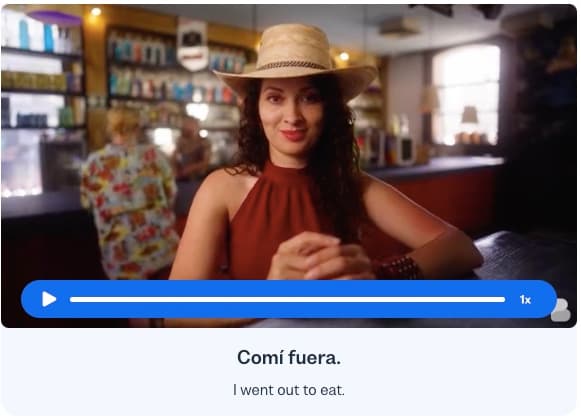 spanish past verb busuu