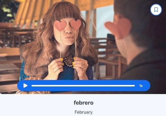 spanish months busuu