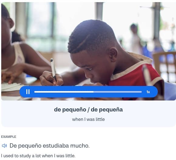 spanish imperfecto busuu