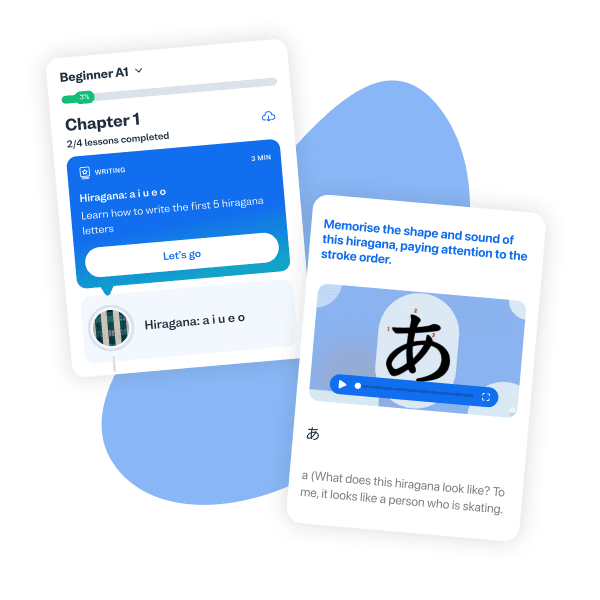 Learn hiragana and katakana