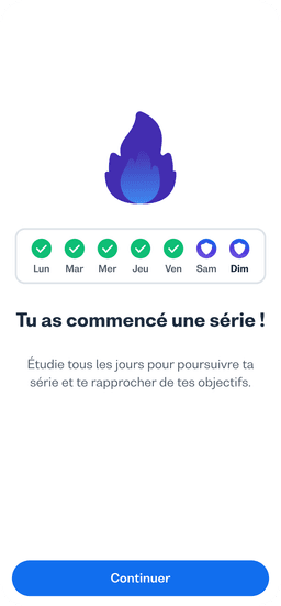 Un plan d’apprentissage facile à suivre