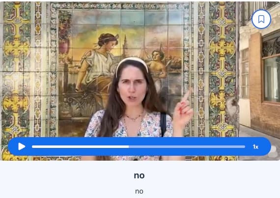 spanish negative busuu