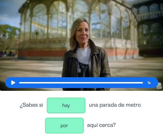 spanish saber conocer busuu