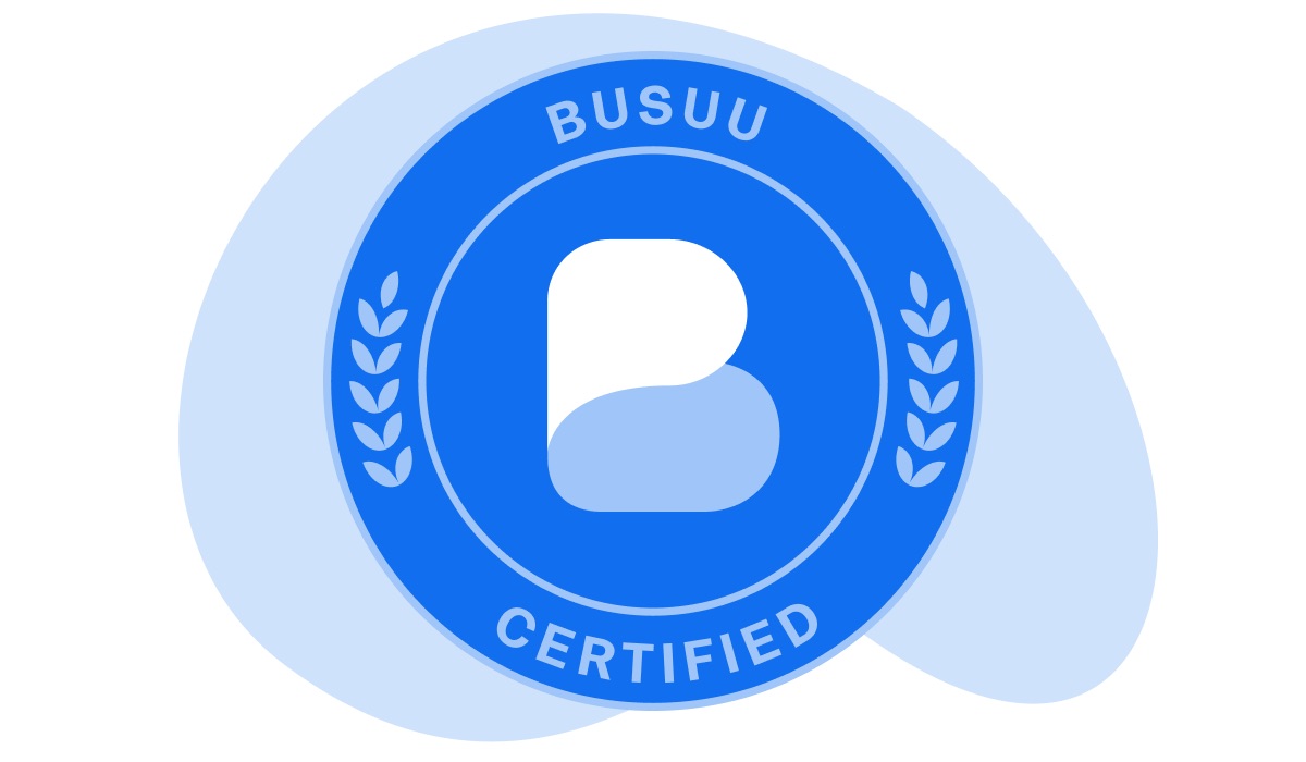 Busuu certificates