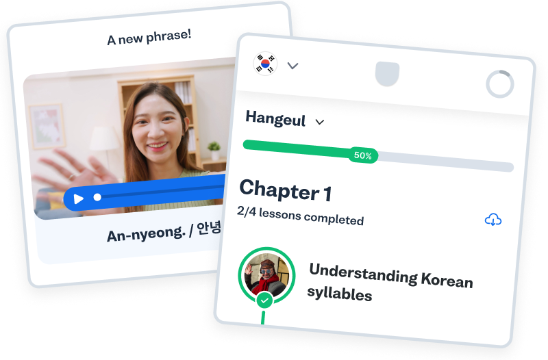 Use Busuu's Smart Review to improve your Korean