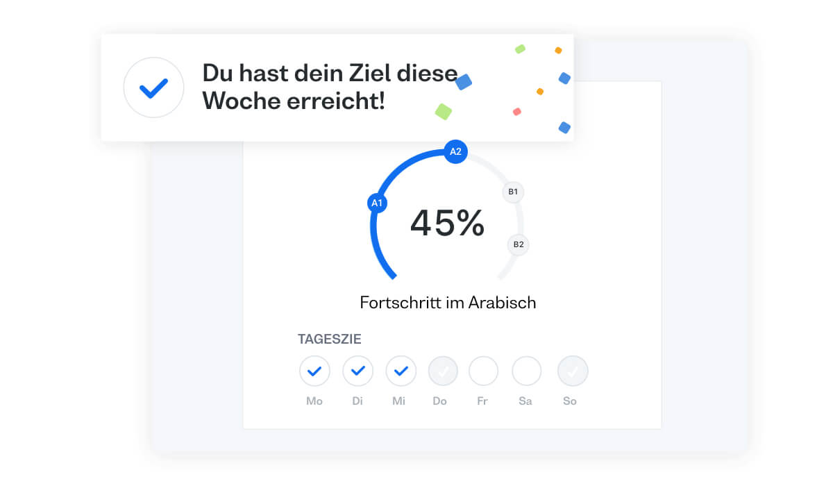 Mit einem Lernplan schneller vorankommen: lerne Arabisch